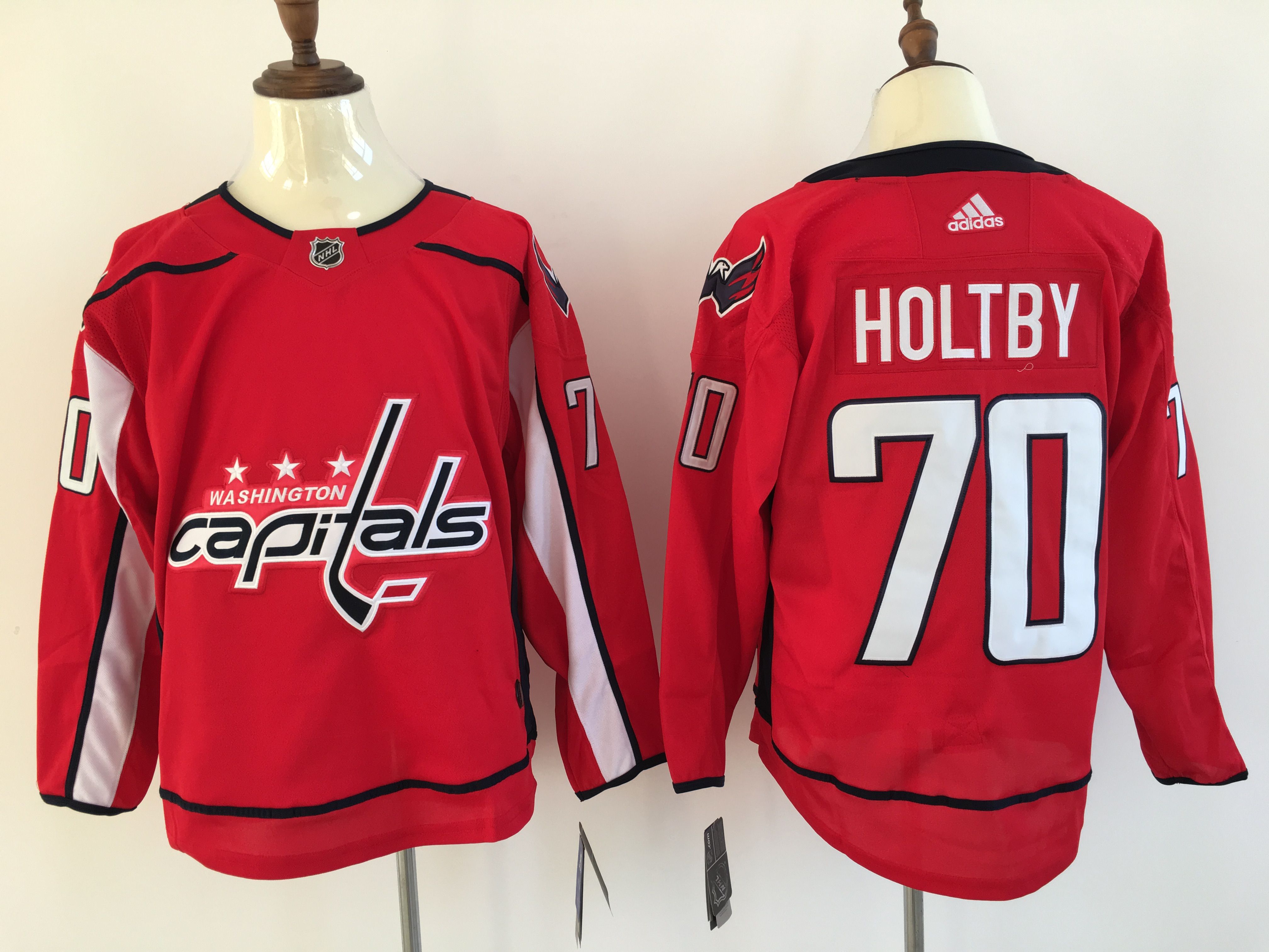 Men Washington Capitals #70 Holtby red Adidas Hockey Stitched NHL Jerseys->toronto maple leafs->NHL Jersey